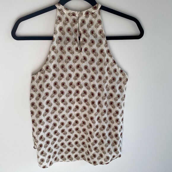 A.L.C Iggy Top in Eggshell & Sage Multi Size 4 - Picture 9 of 13